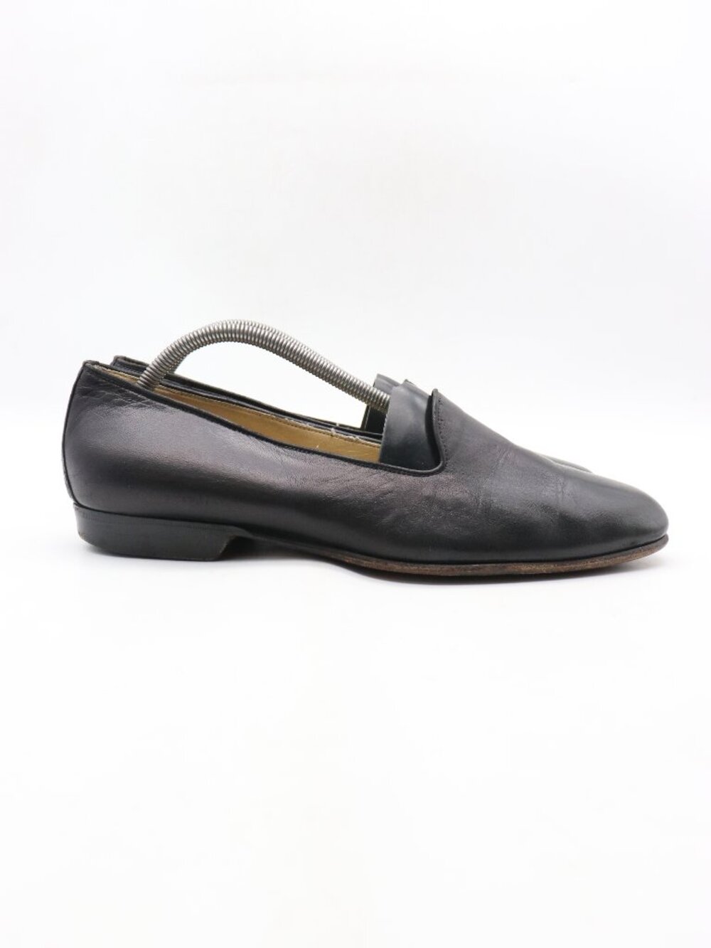 Bragano by Cole Haan Venetian Loafers Men's 10.5 Black Leather Made in Italy